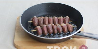 шашлык из куриных сердечек