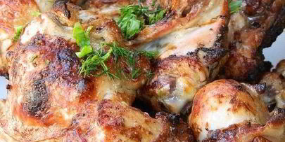 шашлык из курицы на пиве