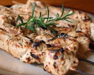 Шашлык из курицы с розмарином