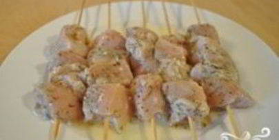 шашлык из курицы в аэрогриле