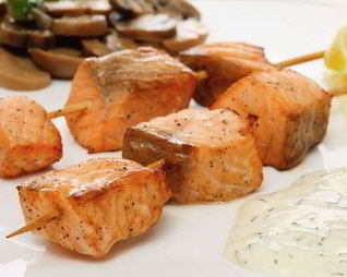 Шашлык из лосося