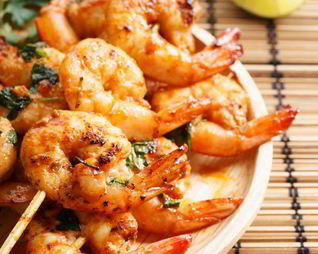 Шашлык из морепродуктов