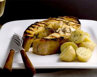 Шашлык из осетрины