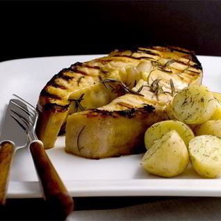 Шашлык из осетрины