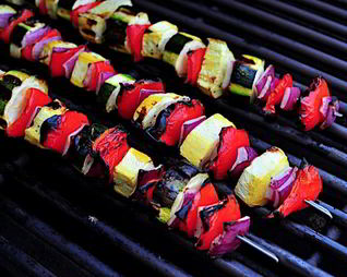 Шашлык из овощей