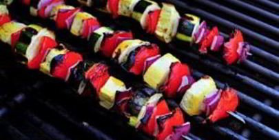 шашлык из овощей