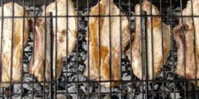 шашлык из ребрышек