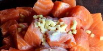 шашлык из семги на мангале