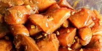 шашлык из семги на мангале