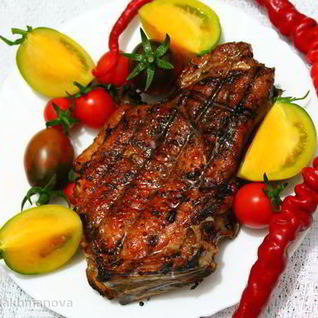 Шашлык из свинины на косточке