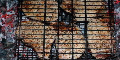 шашлык из свинины на косточке