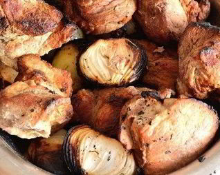 Шашлык из свинины на уксусе