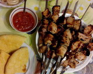 Шашлык из свинины в уксусном маринаде