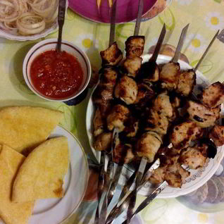 Шашлык из свинины в уксусном маринаде