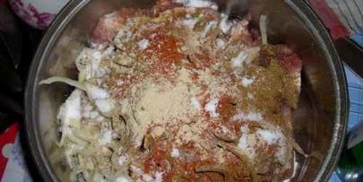 шашлык из свинины