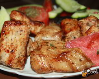 Шашлык из свиного эскалопа