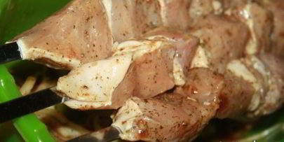 шашлык из свиного эскалопа