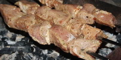шашлык из свиного эскалопа