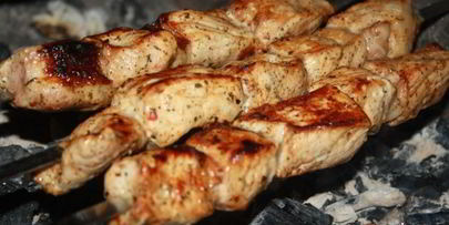 шашлык из свиного эскалопа