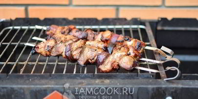 шашлык из свиной лопатки