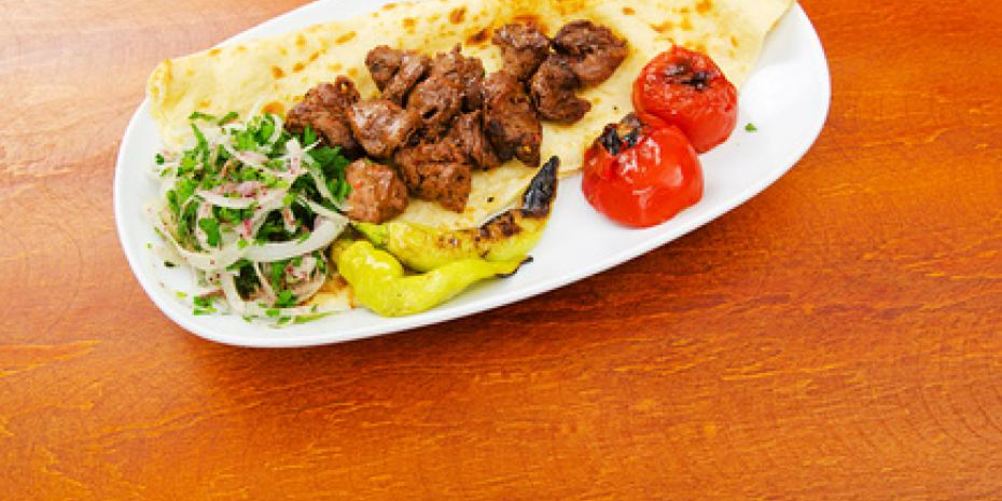 Рецепт шашлык на лаваше с овощами