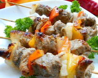 Шашлык на сковороде-гриль