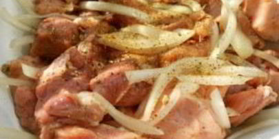 шашлык на сковороде-гриль