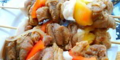 шашлык на сковороде-гриль