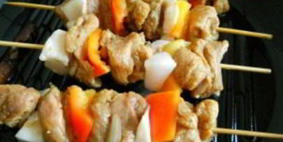 шашлык на сковороде-гриль