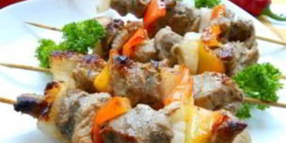 шашлык на сковороде-гриль