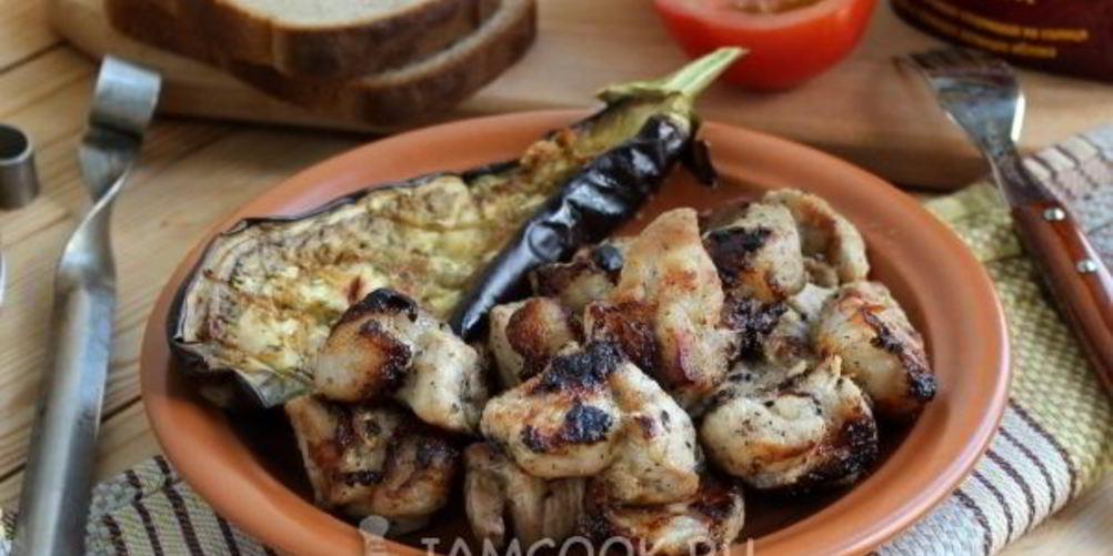 Рецепт шашлык с киви