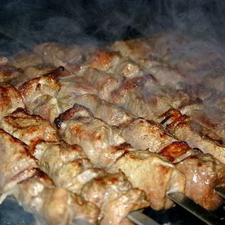 Шашлык свиной в пиве