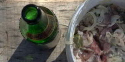 шашлык свиной в пиве