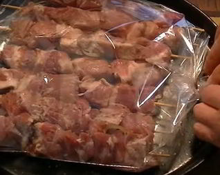 Шашлык в рукаве для запекания