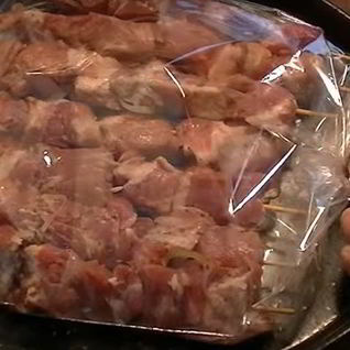 Шашлык в рукаве для запекания