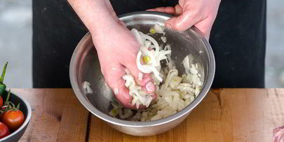 шашлыки из говядины с помидорами черри