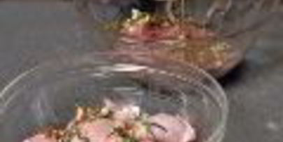 шашлыки из курицы с овощами