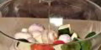 шашлыки из курицы с овощами