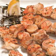 Рецепт Шашлыков иза рыб с креветками