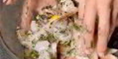 шашлыки из рыбы с креветками