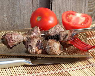 Сочный шашлык из говядины