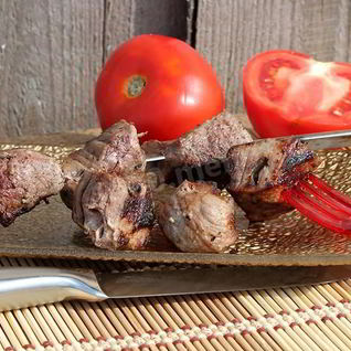 Сочный шашлык из говядины