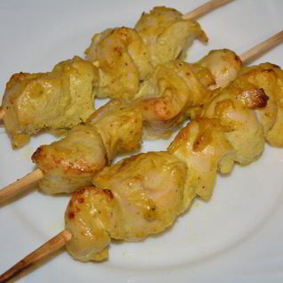 Сочный шашлык из курицы