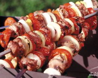Сочный шашлык из свинины