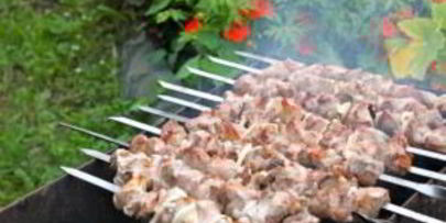 сочный шашлык из свинины