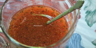 свиной шашлык на томатном маринаде