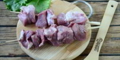 свиной шашлык в лаваше