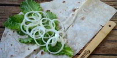 свиной шашлык в лаваше