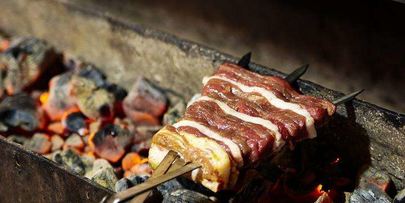 татарский сочный шашлык из баранины