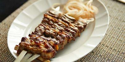 татарский сочный шашлык из баранины